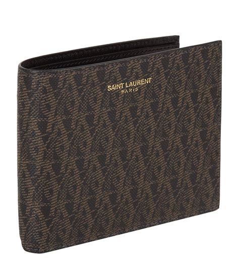 brown ysl wallet mens|yves st laurent men's wallet.